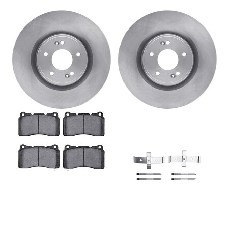 Dynamic Friction Co 6312-03075, Rotors with 3000 Series Ceramic Brake Pads includes Hardware 6312-03075